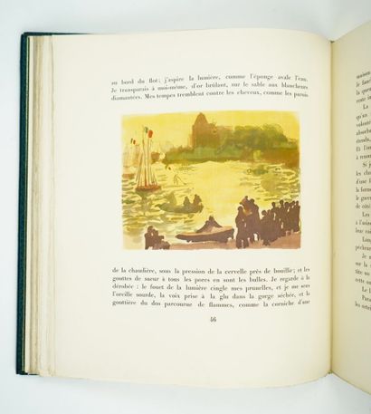 null SUARÈS (André) : Le Crépuscule sur la mer. Illustrations de Maurice DENIS. Paris,...