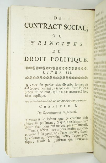 null ROUSSEAU (Jean-Jacques): Of the Social Contract, or Principles of Political...