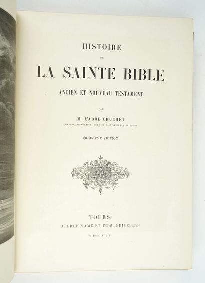 null [Gustave Doré] CRUCHET (Abbé) : Histoire de la Sainte Bible, Ancien et Nouveau...
