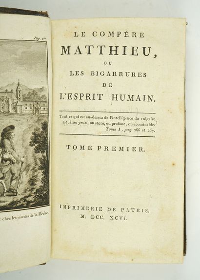 null [DU LAURENS (Henri-Joseph): Le compère Matthieu ou les bigarrures de l'esprit...