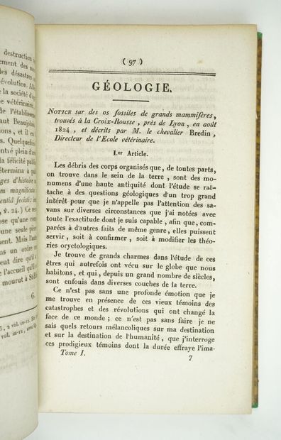 null [Lyon] Archives historiques et statistiques du département du Rhône, par trois...