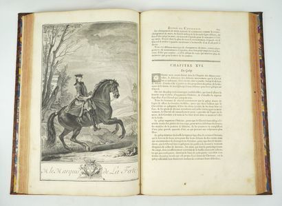 null LA GUÉRINIÈRE (François Robichon de) : L'École de cavalerie, contenant la connoissance,...
