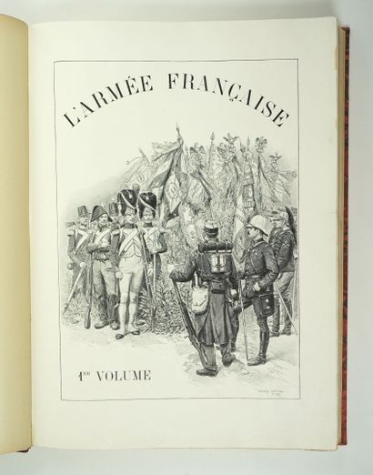 null DETAILLE (Edouard) : Types et uniformes. L'Armée française. Texte par Jules...