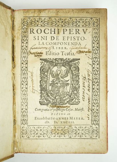 ROCHUS (Perusinus) : Rochi perusini de epistola...