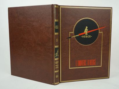  HERGE - TINTIN : L'Univers d'Hergé. Tournai, Casterman et Rombaldi, 1987. 7 volumes....