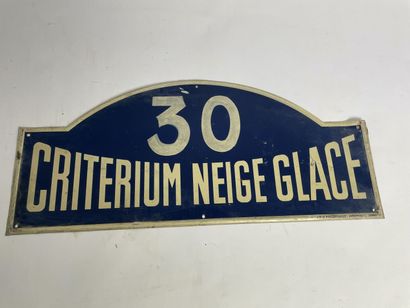 Critérium Neige et Glace (Circa 1950), concurrent...