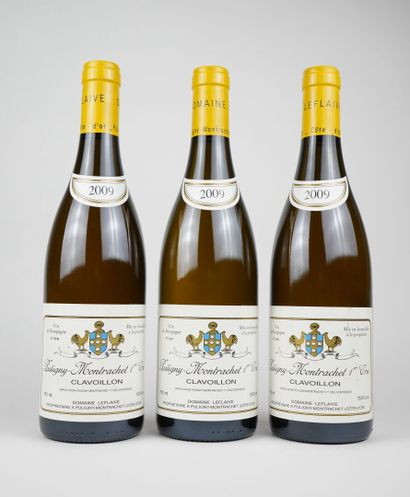 null 3 B PULIGNY-MONTRACHET CLAVOILLON (1er Cru) (1 e.l.s; 1 e.l.a; 1 stained back...