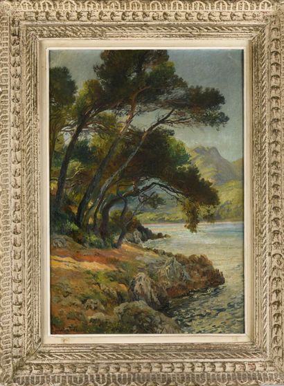 null Laurent GSELL(1860-1944)
Paysage
huile sur toile
72x 48 cm 