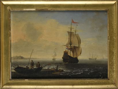 null Ecole Française premier tiers du 18ème siècle
Marine
Huile sur toile
46 x 65...
