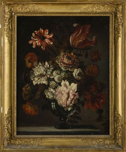 Dutch school 18th century
Bouquet of flowers...