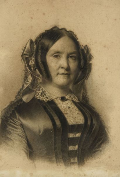 null Pierre Roch VIGNERON (1792-1872)
Portrait d'homme et portrait de femme
Dessin...