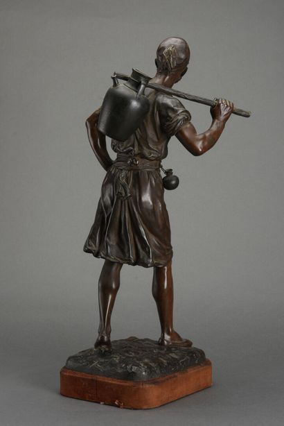 null Marcel DEBUT (1865-1933)
The Tunisian water carrier
Important subject in bronze...