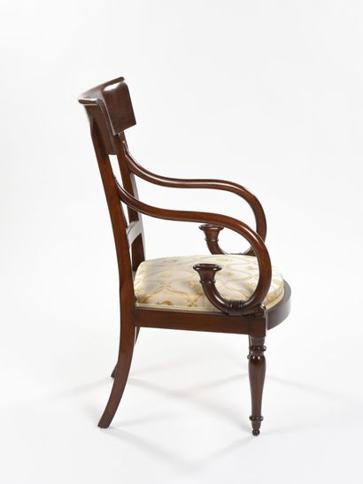 null François Honoré-Georges et Georges JACOB (1803-1813)
Paire de fauteuils en acajou...