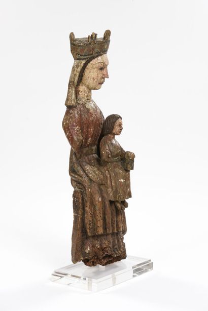 null École catalane, époque gothique
Vierge à l'Enfant assise, dite aussi " Sedes...