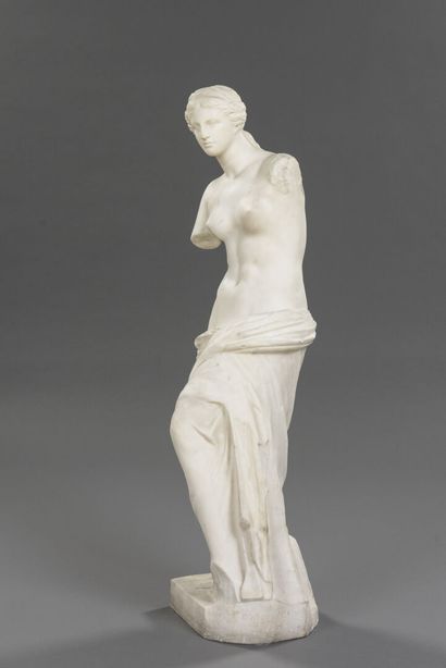 null François GIRARDET (1852-1932) 
Venus de Milo
Important sujet en marbre de Carrare
Signé...