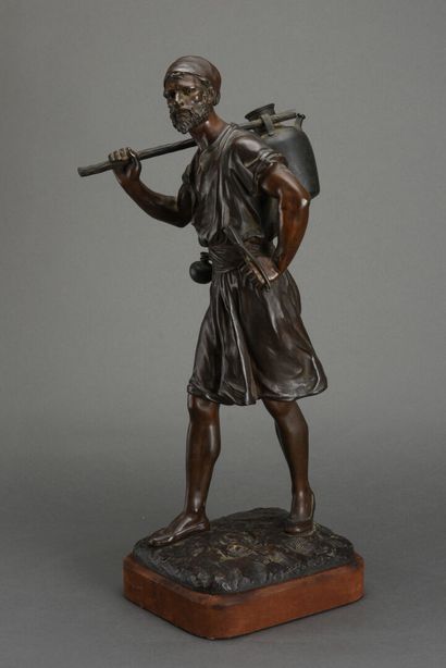 null Marcel DEBUT (1865-1933)
The Tunisian water carrier
Important subject in bronze...