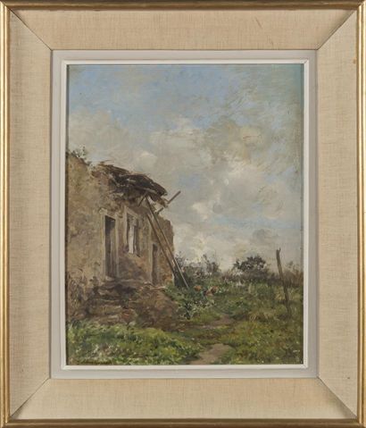 Gustave GARAUD 
Paysage 
huile sur toile...