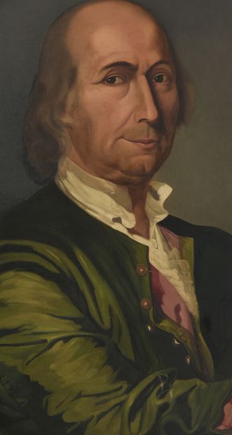 null Ecole française fin 18ème

Portrait d'homme armorié de la famille MONTGOLFIER

Huile...