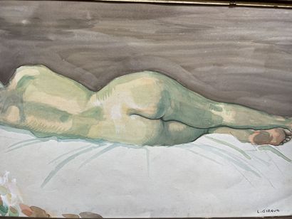 null Louis GIRAUD (1910)

Nu allongé

huile sur toile , signée en bas à droite

21...