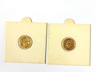 null Monnaie de Paris deux pièces de 100 francs os 
Pds 6,2 gr 