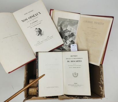 null Un ensemble de 14 volumes du XIXe siècle, dont : OEuvres de Molière (4 volumes,...