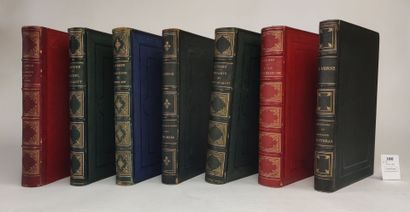 VERNE (Jules). Réunion de 7 volumes in-4...