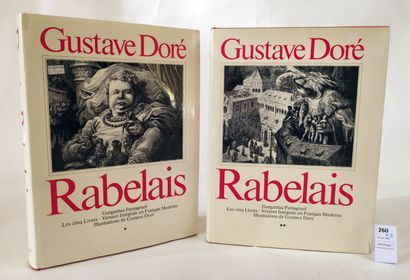 RABELAIS illustré par Gustave DORÉ. 2 volumes...
