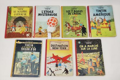 null 7 albums d'HERGE en éditions anciennes - état médiocre.



Le sceptre d'Ottokar

Etoile...