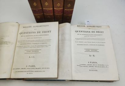 null [Droit] MERLIN. Recueil alphabétique de questions de droit qui se présentent...