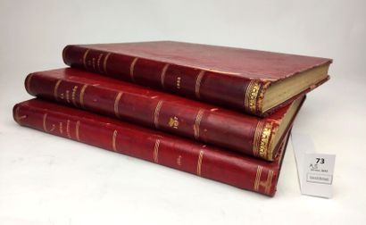 null [Mode]. La Mode illustrée. 3 volumes in-folio : années 1887 (52 hors-textes...