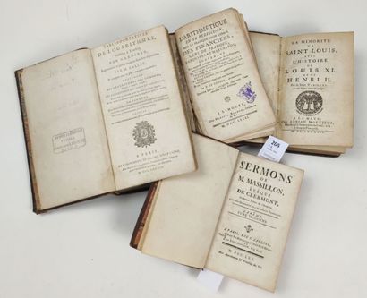 null Un ensemble de 4 volumes du XVIIe ou XVIIIe siècles (accidents) :

VARILLAS....