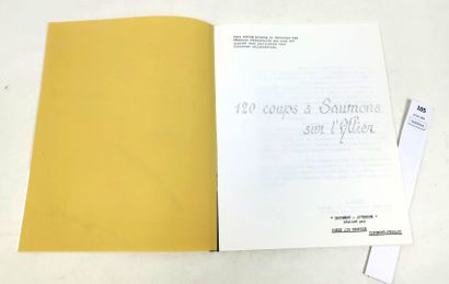 null [Pêche]. 120 coups à saumon sur l'Allier. Clermont-Ferrand, 1964