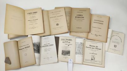 null [Savoie et Alpes]. Réunion de 9 volumes ou plaquettes :

CHAPIER Georges. Une...