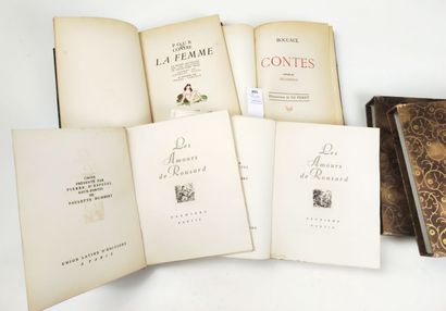 null [Illustrés modernes]. 4 volumes :

RONSARD. Les Amours. Eaux-fortes de Paulette...
