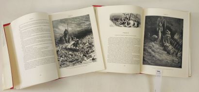 null RABELAIS illustré par Gustave DORÉ. 2 volumes in-4 reliés sous jaquettes illustrées....
