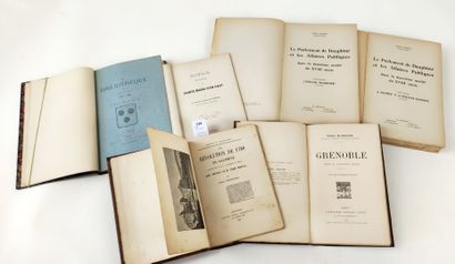null [Dauphiné]. Un ensemble de 9 volumes ou plaquettes XIXe ou du XXe siècle :

GARIEL...