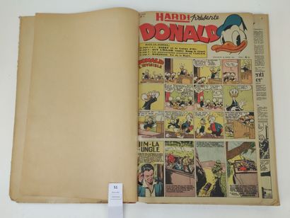 null [DONALD]. Hardi présente Donald. Un volume in-4 en reliure éditeur contenant...