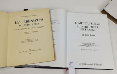 null Réunion de 2 volumes sur le Mobilier :

SALVERTE (Comte François, de). Les ébénistes...