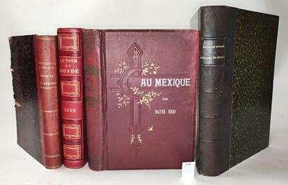 null [Voyages]. Réunion de 4 volumes in-4 du XIXe siècle :

BOULANGIER Edgar. Un...