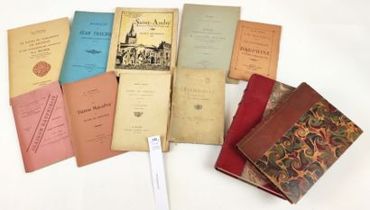 null [Dauphiné]. Un ensemble de 11 volumes ou plaquettes XIXe ou du XXe siècle :

CHABERT...