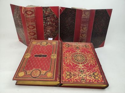 null Un ensemble de 4 volumes in-4 du XIXe siècle, bien reliés :

LACROIX Paul. Vie...