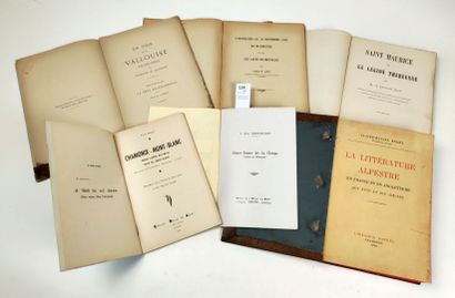 null [Savoie et Alpes]. Réunion de 6 volumes ou plaquettes :

DUCIS Chanoine. Saint...