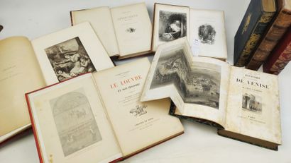 null Un ensemble de 8 volumes du XIXe siècle dont : Histoire de Venise par Galibert...