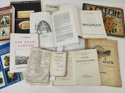 null [Franche-Comté]. Un ensemble de 11 volumes ou plaquettes du XIXe ou XXe siècle...