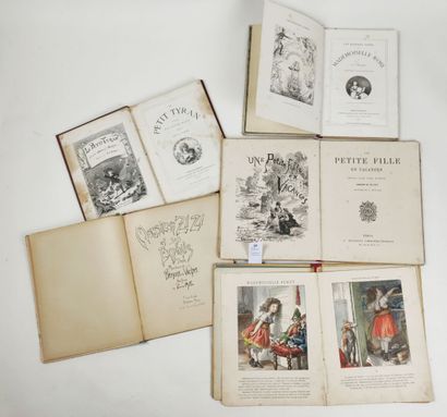 null [Enfantina]. Réunion de 5 volumes anciens (accidents):

PIEMONT DE VICHET. Monsieur...