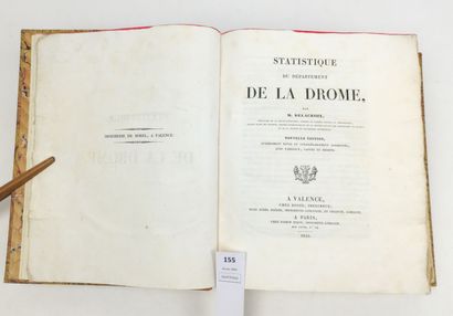 null [Drôme]. DELACROIX (M.) Statistique du Département de la Drôme.

Un volume in-4,...