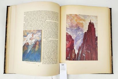null [Alpes]. COPPIER (André-Charles). Les Portraits du Mont Blanc. Un volume in-4,...