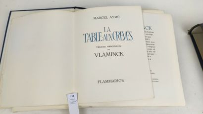 null AYMÉ (Marcel) : La Table-aux-Crevés. Trente originaux de VLAMINK. Paris, Flammarion,...