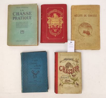 [Chasse]. 5 volumes (accidents) :

DIGUET...