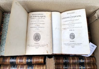 null LONGUEVAL, FONTENAY, BRUMOY, BERTHIER. Histoire de l'église gallicane. 23 volumes...